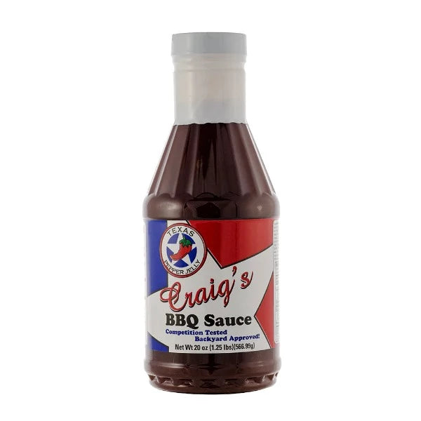 Texas Pepper Jelly Craig's BBQ Sauce