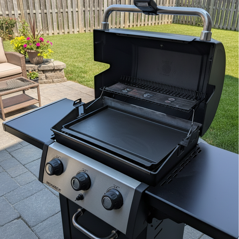 Broil King Monarch 320 with Plancha, Scraper and Light