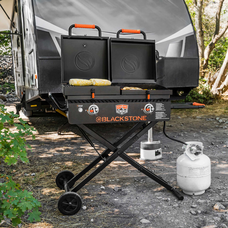 Blackstone 17" On The Go Tailgaiter Griddle/Grill Combo
