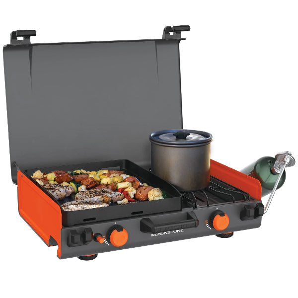 Blackstone 14" Adventure Ready Propane Camping Griddle W / Side Burner