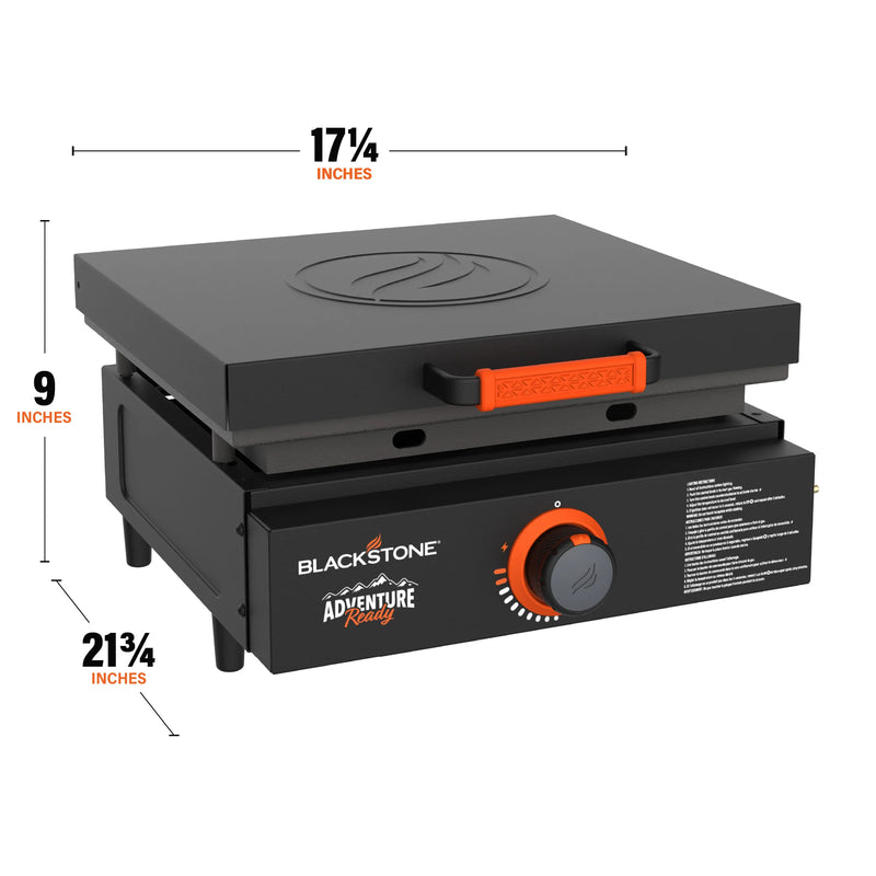 Blackstone 17" Adventure Ready Griddle W / Hard Cover And Carry Bag