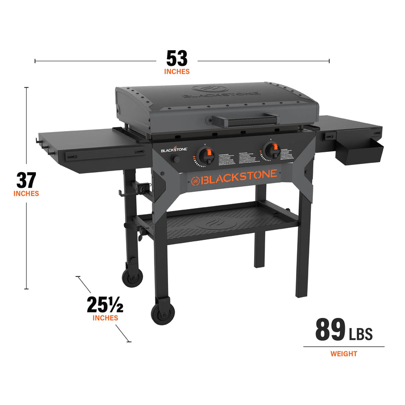 Blackstone 28" Iron Forged Original Griddle W / Hood