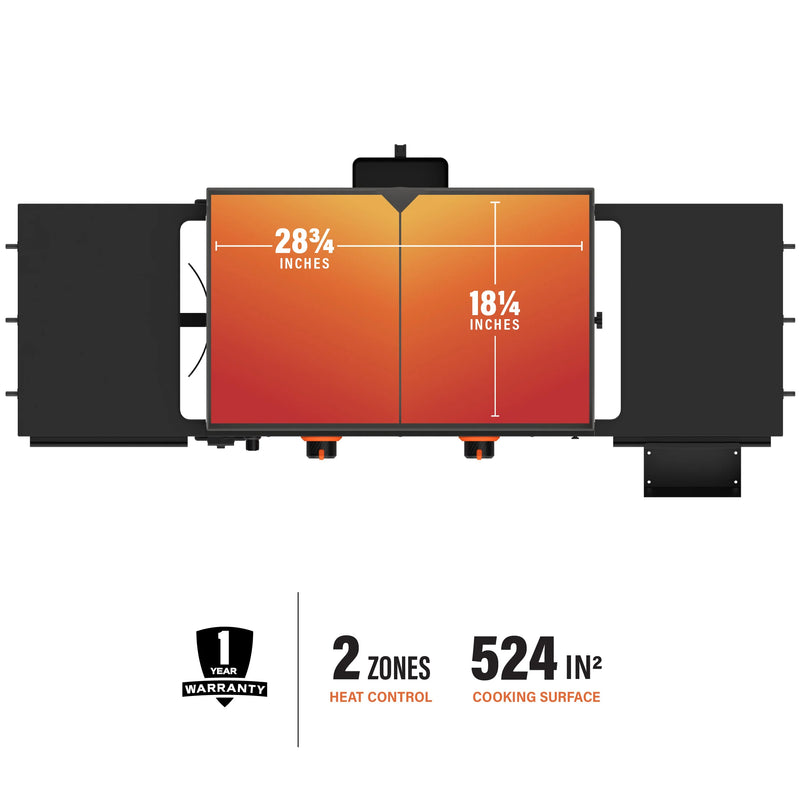 Blackstone 28" Limited Edition Omnivore Griddle W / Limited Edition Black Spatula Set & Premium Soft Cover