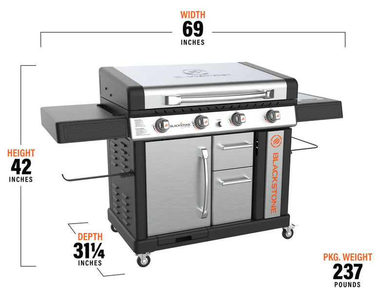 Blackstone 36" Patio Pro Cabinet Griddle W / Hood