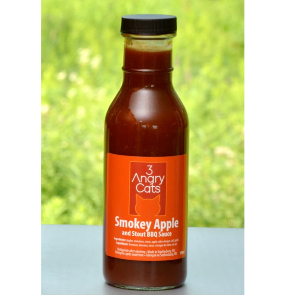 3 Angry Cats Stout & Smokey Apple BBQ Sauce