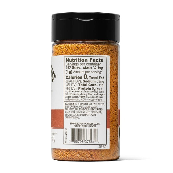 Kinder's Hickory Molasses Rub 5oz
