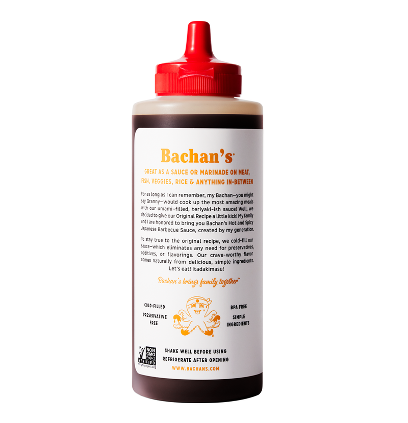 Bachan's Hot and Spicy Japanese Barbecue Sauce