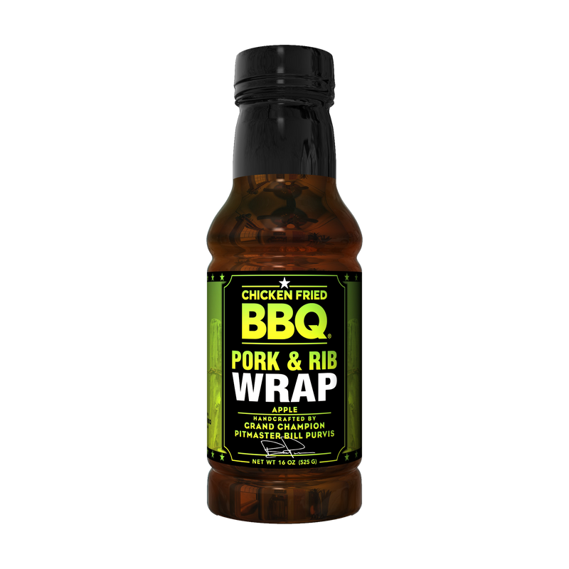 Chicken Fried BBQ Apple Pork and Rib Wrap
