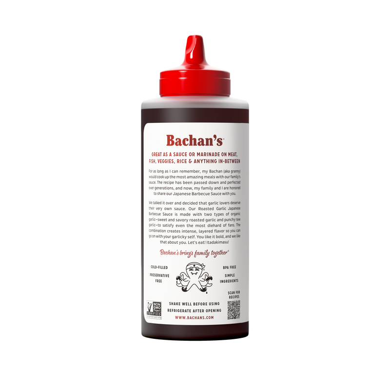 Bachan's Roasted Garlic Japanese Barbecue Sauce, 17oz