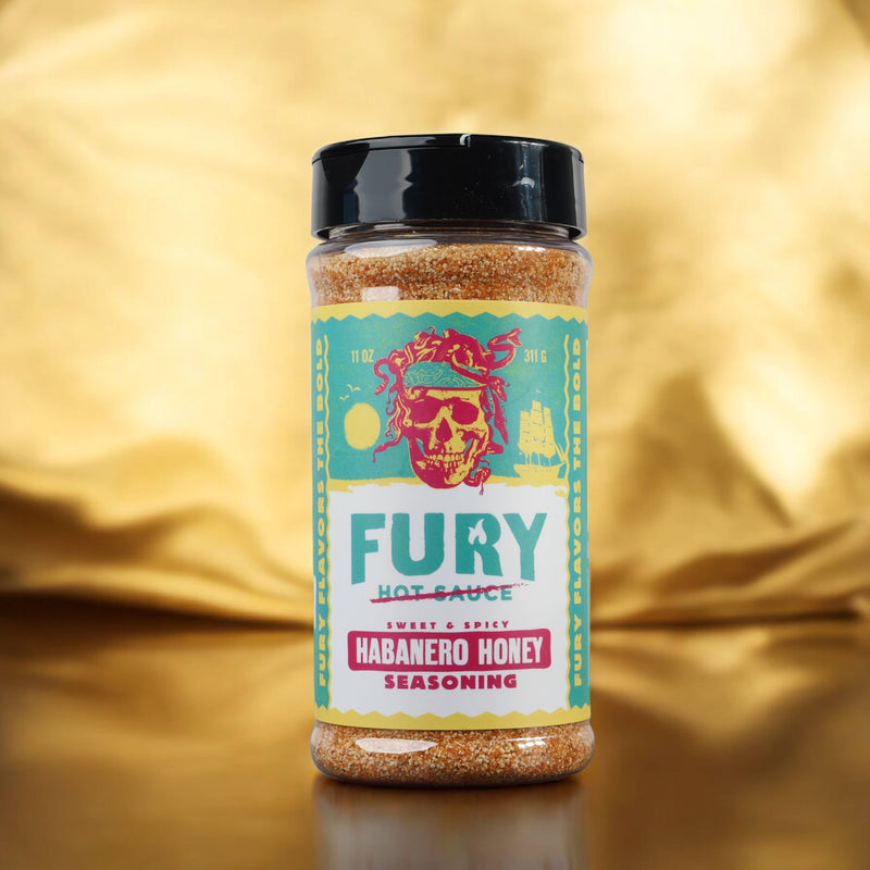 Fury Hot Sauce Habanero Honey Seasoning - BBQ Rub