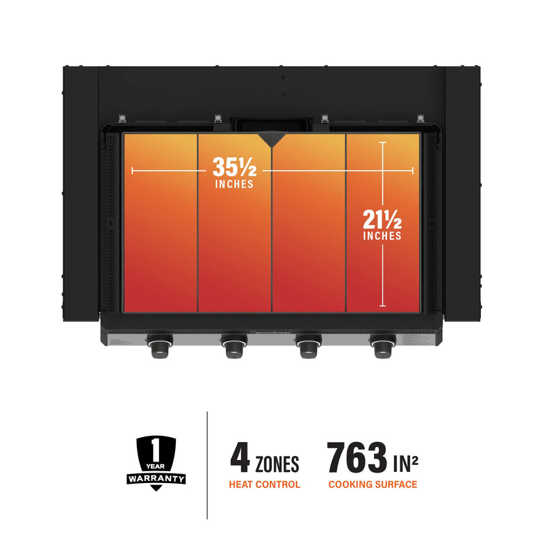 Blackstone 36" Drop-In Griddle In Stainless Steel W / Hood