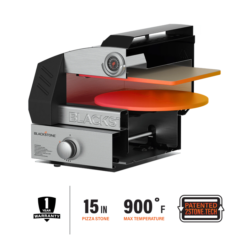 Blackstone Portable Pizza Oven W / 15" Cordierite Stone