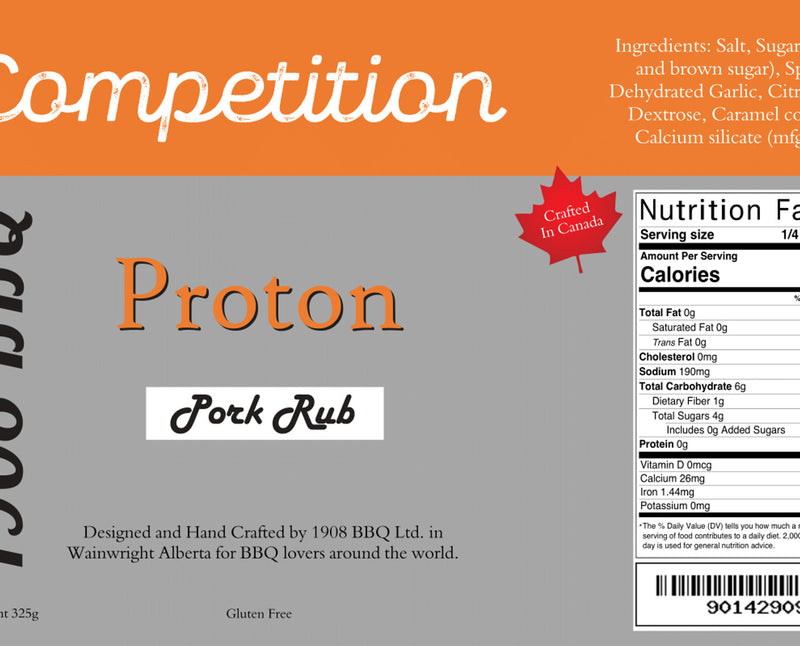 1908 Barbeque Proton Pork Rub