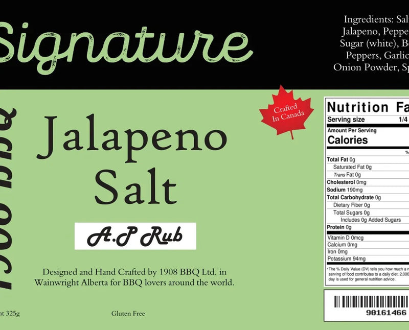 1908 Barbeque Jalapeno Salt