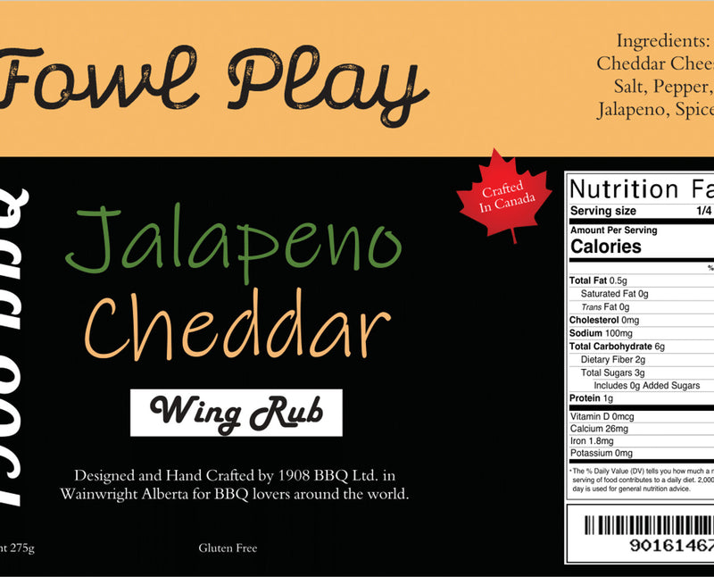 1908 Barbeque Jalapeno Cheddar Rub