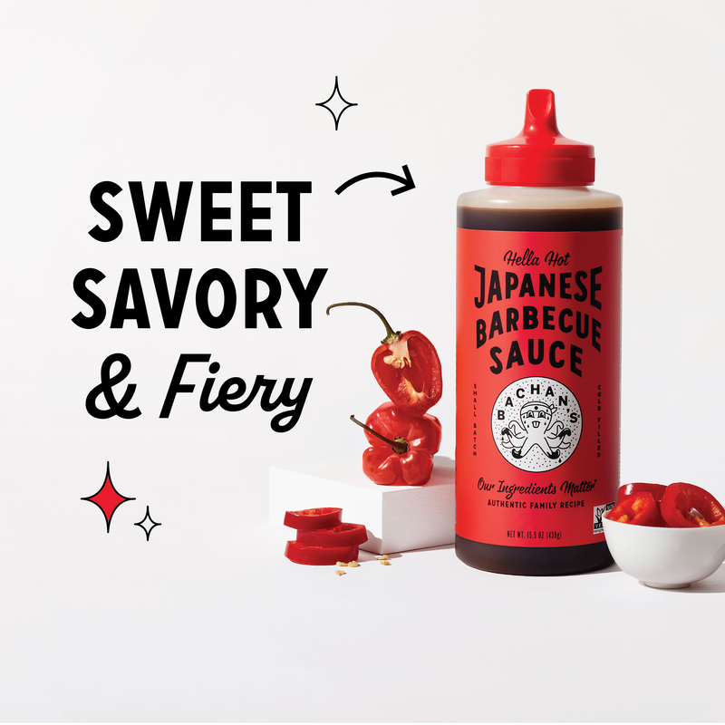 Bachan's Hella Hot Japanese Barbecue Sauce, 15.5oz