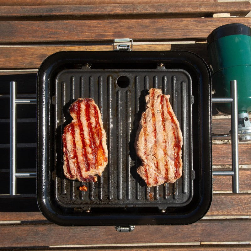 Everdure Cube Proflame 360 Portable Gas Grill With Roasting Hood – (HBECUBEG3B)