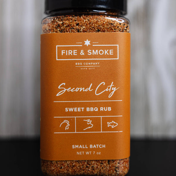 Fire and Smoke BBQ Second City Sweet and Flavorful Barbecue Rub