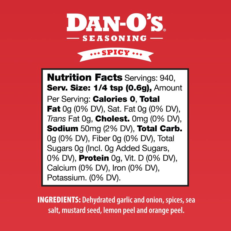 Dan-O’s Spicy Seasoning - Large Bottle