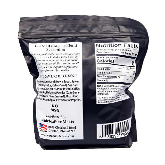 Bearded Butcher Blend Seasoning Black Bulk Bag