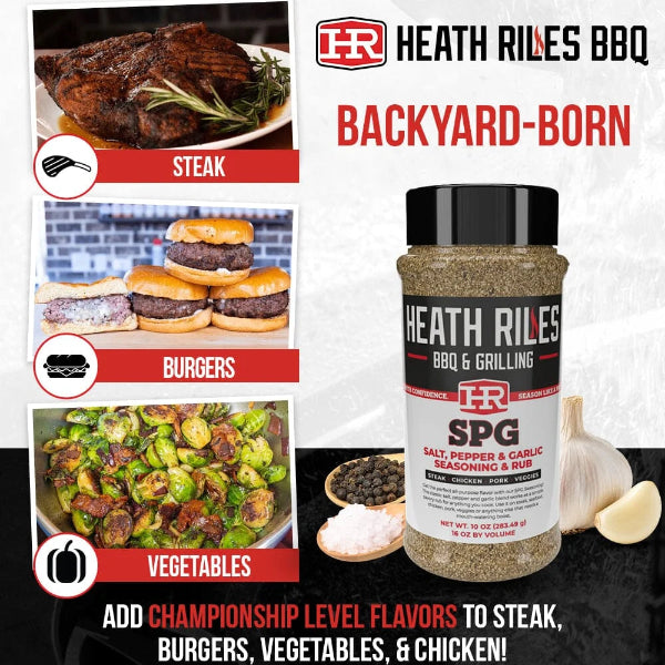 Heath Riles BBQ SPG Rub & Seasoning