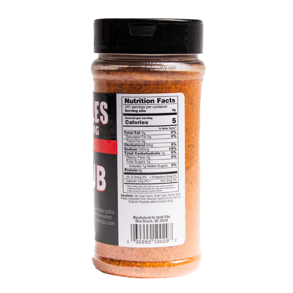 Heath Riles BBQ Hot Rub