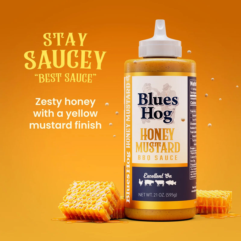 Blues Hog Honey Mustard Sauce Squeeze Bottle