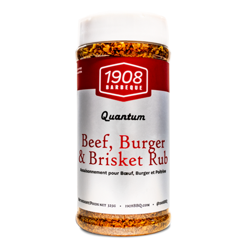 1908 Barbeque Quantum Beef , Burger & Brisket Rub