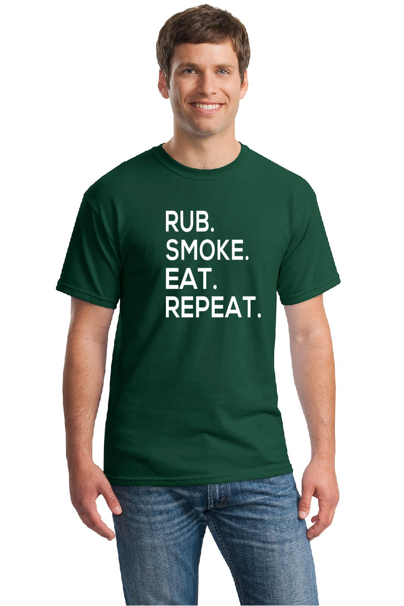 T-Shirt - Rub. Smoke. Eat. Repeat