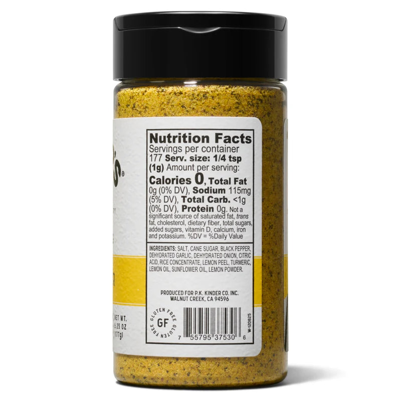 Kinder's Lemon Pepper 6.25oz