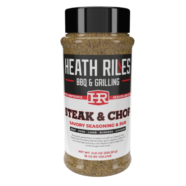 Heath Riles BBQ Steak & Chop Rub & Seasoning
