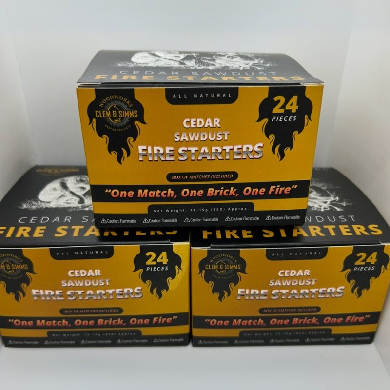 Cedar Fire Starters – 3 Box Bundle - Free Shipping (Collective
