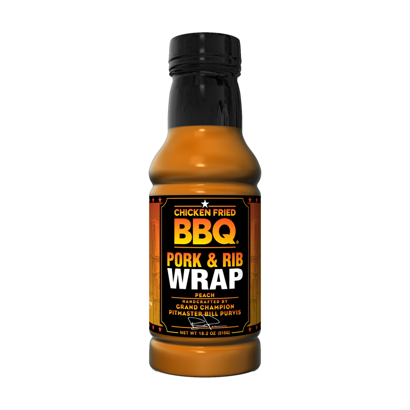 Chicken Fried BBQ Peach Pork and Rib Wrap