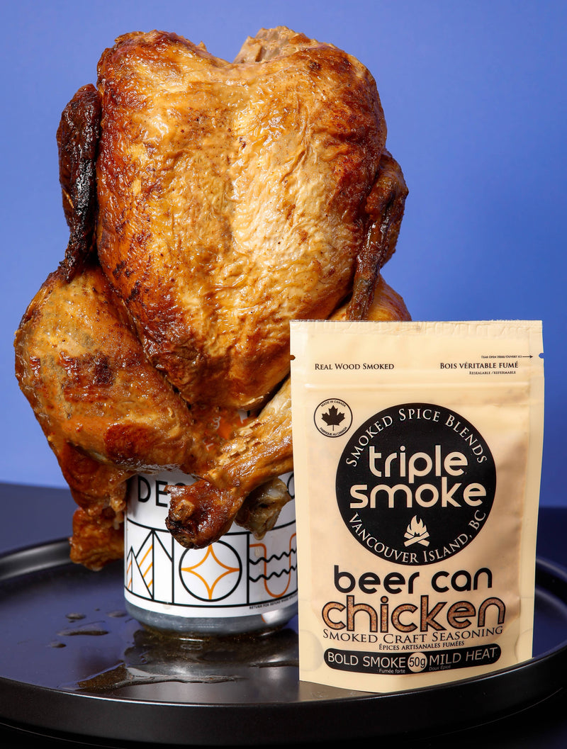 Triple Smoke - Beer Can Chicken - Smoked Seasoning