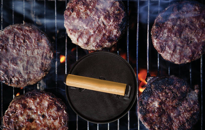 Jim Beam Cast Iron 7" Burger Press.