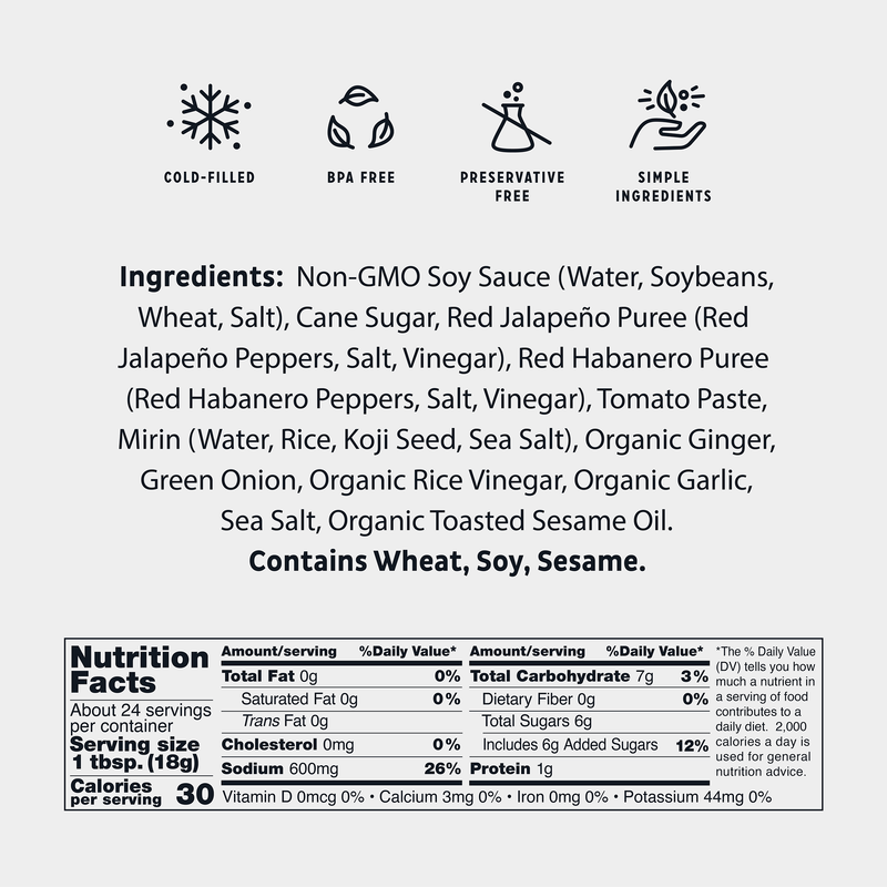 Bachan's Hella Hot Japanese Barbecue Sauce, 15.5oz