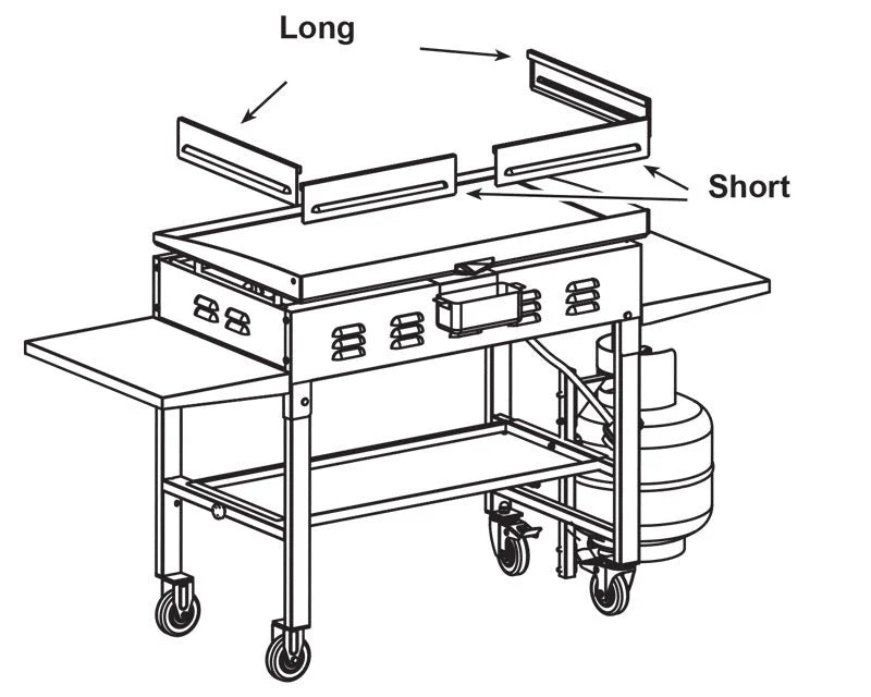 Blackstone 36" Griddle Wind Guards