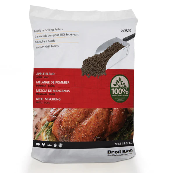 Broil King Apple Blend (Apple, Oak) Pellets 20 lb Resealable Bag