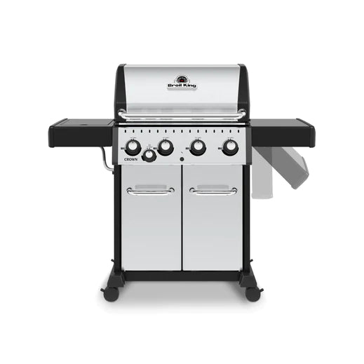 Broil King BARON S590 PRO IR BBQ with Infrared Side Burner, Rear Rotisserie Burner & Rotisserie Kit