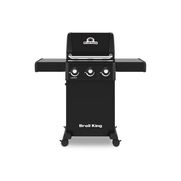 Broil King CROWN 310 3-Burner BBQ with Heavy-Duty Cast Iron Cooking Grids