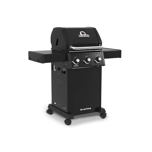 Broil King CROWN 310 3-Burner BBQ with Heavy-Duty Cast Iron Cooking Grids