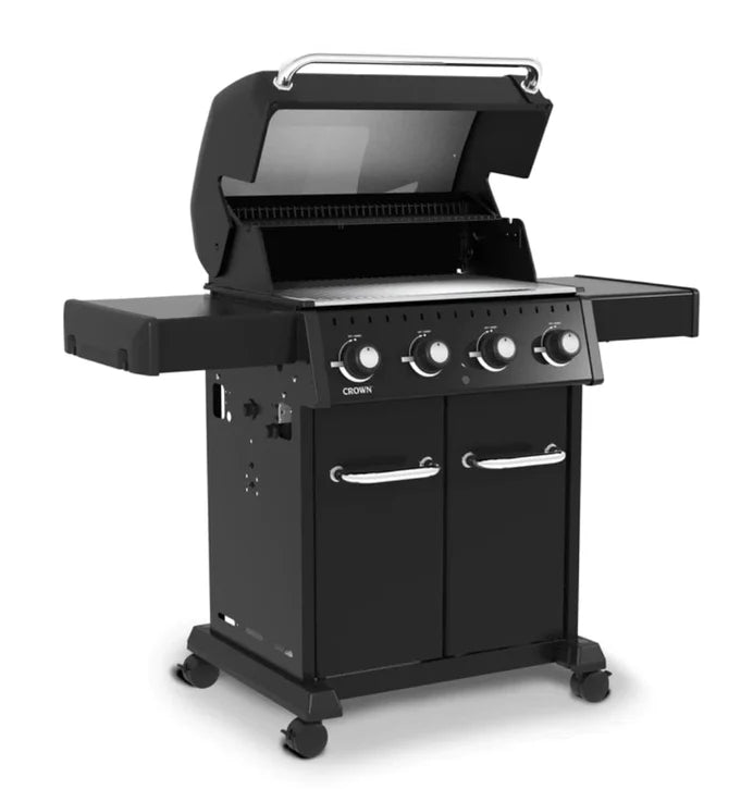 Broil King CROWN 420 Pro 4-Burner BBQ with 8mm Stainless Steel Cooking Grids