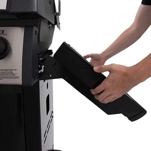 Broil King CROWN S490 BBQ with Side Burner, Rear Rotisserie Burner, Rotisserie Kit & Heavy-Duty Cast Iron Cooking Grids