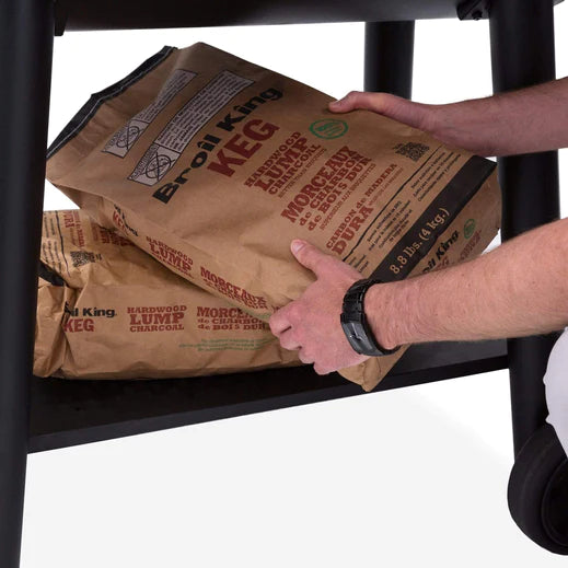 Broil King REGAL Charcoal Grill 400 w/ Heavy Duty Cast Iron Grids