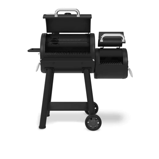 Broil King REGAL Charcoal Offset Smoker 400 w/ Heavy Duty Cast Iron Grids