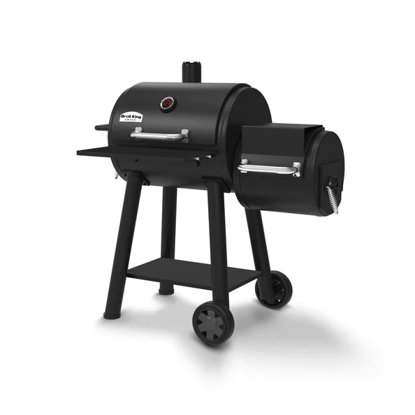 Broil King REGAL Charcoal Offset Smoker 400 w/ Heavy Duty Cast Iron Grids