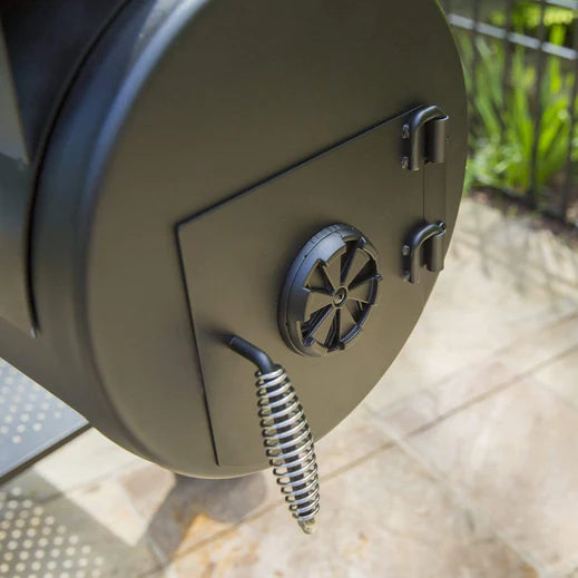 Broil King REGAL Charcoal Offset Smoker 400 w/ Heavy Duty Cast Iron Grids