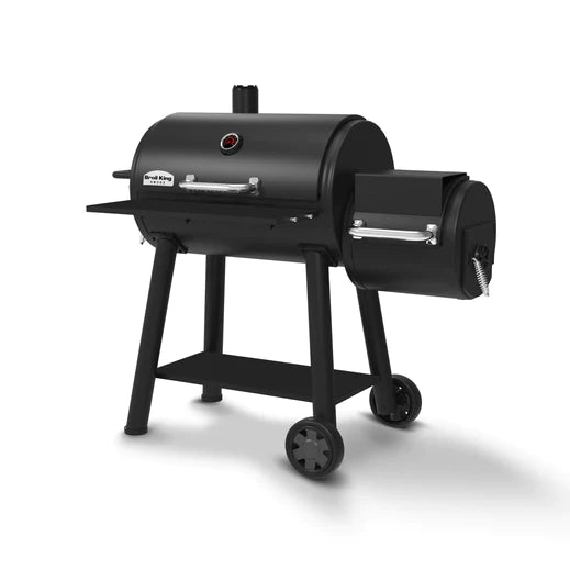 Broil King REGAL Charcoal Offset Smoker 500 with Heavy Duty Cast Iron Grids