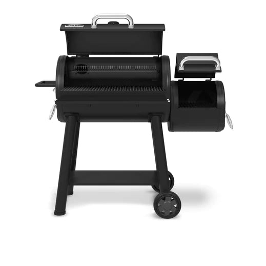 Broil King REGAL Charcoal Offset Smoker 500 with Heavy Duty Cast Iron Grids
