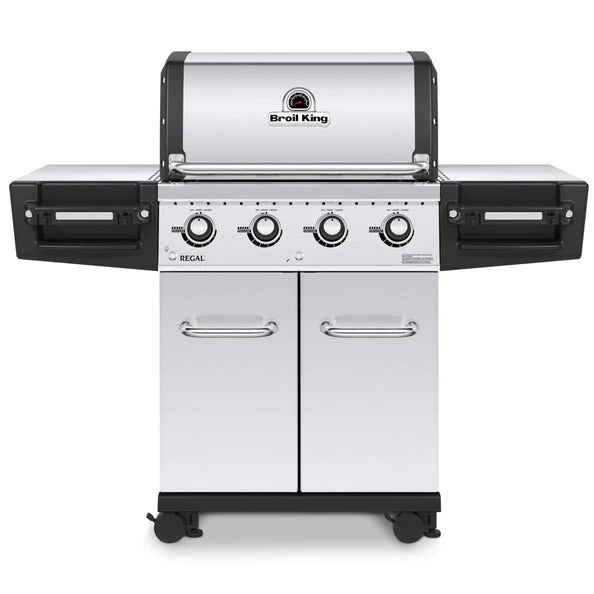 Broil King REGAL S420 PRO 4-Burner BBQ with 9mm Stainless Steel Cooking Grids